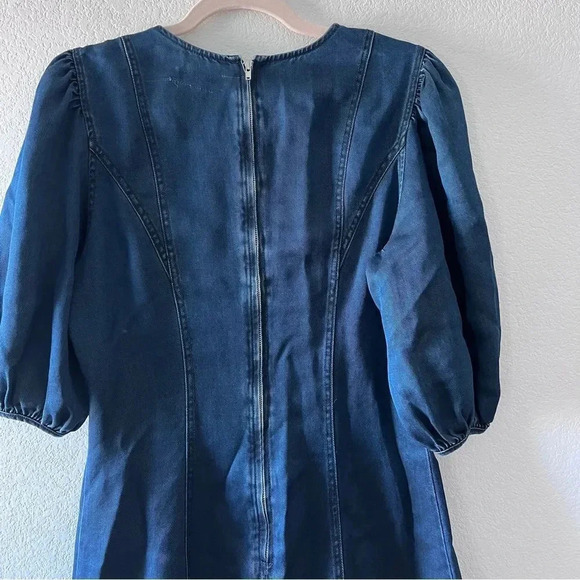 Amur Women's Blue Denim Emery Knee Length Dress size 2 - Picture 8 of 13